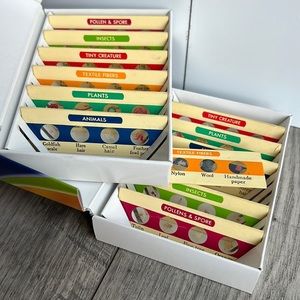 Prepared slide specimens, set 1 and set 2 Learning Resources Science